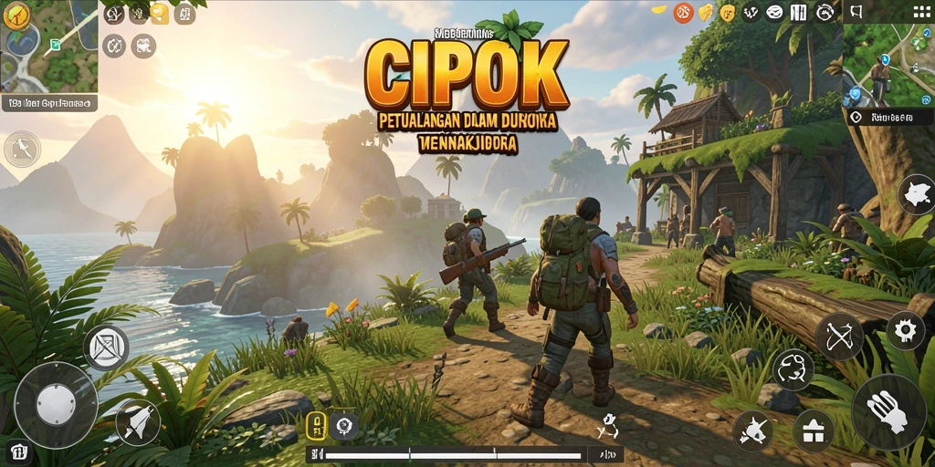 Tampilan gameplay Open World yang menakjubkan di CIPOK.