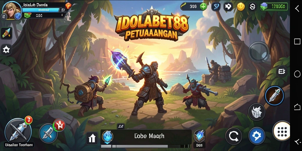 Tampilan gameplay Open World yang menakjubkan dalam IDOLABET88.