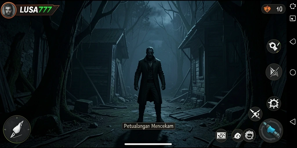 Gameplay menegangkan dalam suasana horor yang mencekam.