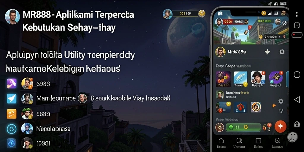 Tampilan screenshot utama MR888 yang menunjukkan antarmuka pengguna yang sederhana dan efektif.