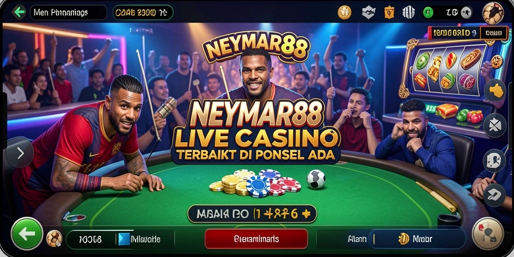Gameplay Live Casino NEYMAR88 dengan dealer profesional dan interaksi langsung.